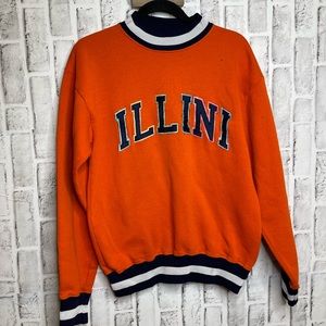 Illini vintage sweater. Crew neck. Size medium.